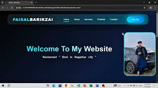 My Modern Restaurant Website Design | HTML CSS JavaScript
