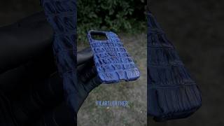 Чехол IPhone 13 Pro из кожи крокодила. Crocodile case #FilArtLeather #luxury #python #alligator #bad