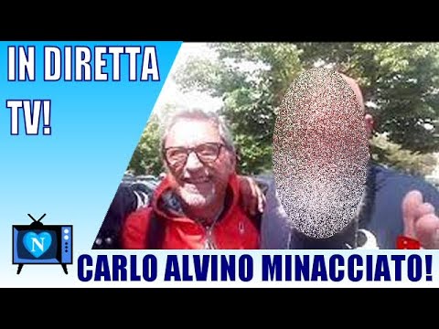 Il giornalista Carlo Alvino minacciato da loschi figuri fuori allo stadio San Paolo