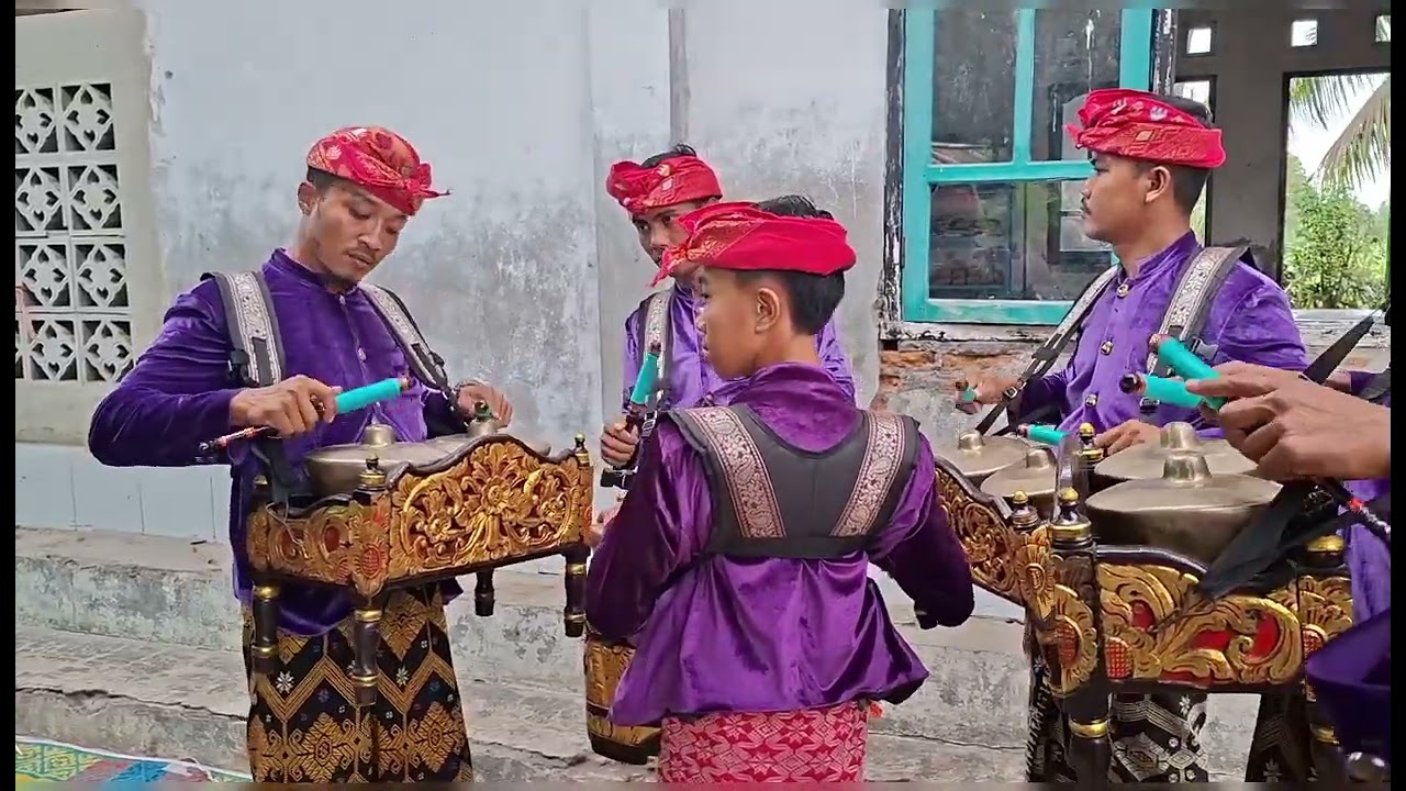 Tabuh pendateng Gendang beleq mungkul geny jeruju