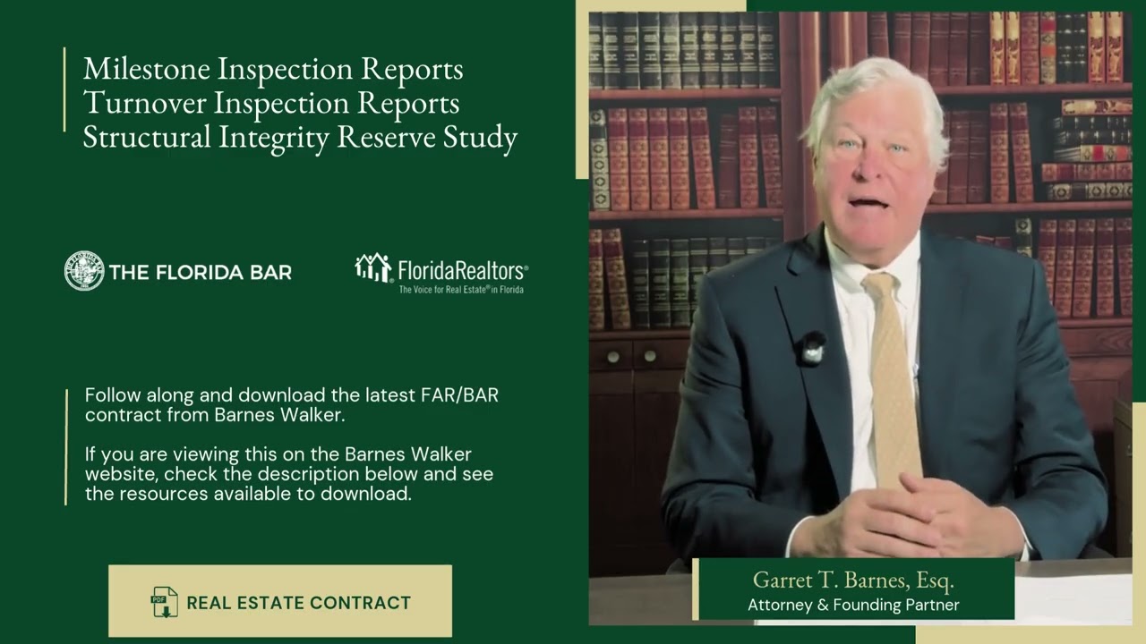 Milestone Inspection Report - Turnover Inspection Report - Structural Integrity Study