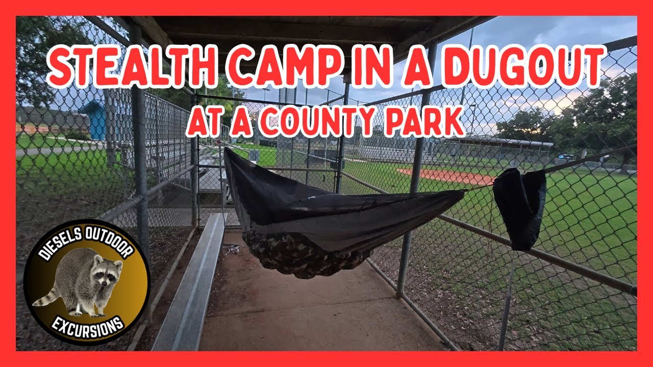 Stealth Hammock Camp in a Dugout at a County Park