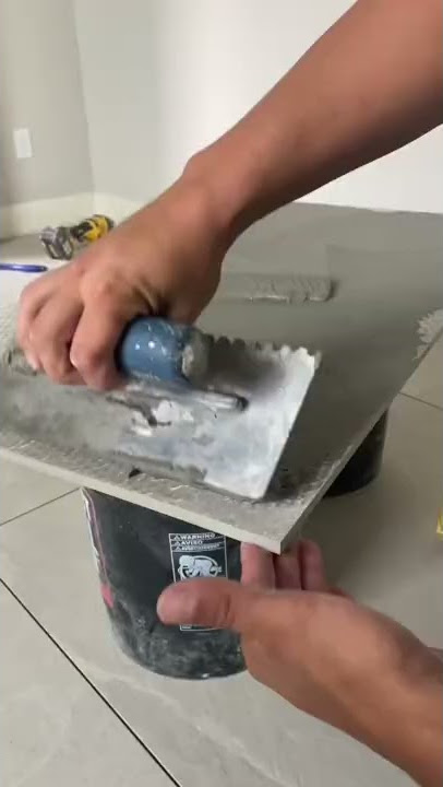 How to install Large Format Tile, basic steps #obftile #tile #tutorial