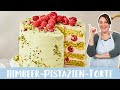 Himbeer-Pistazien-Torte 🍰 ✨ | mit echter Pistaziencreme | Einfach Backen