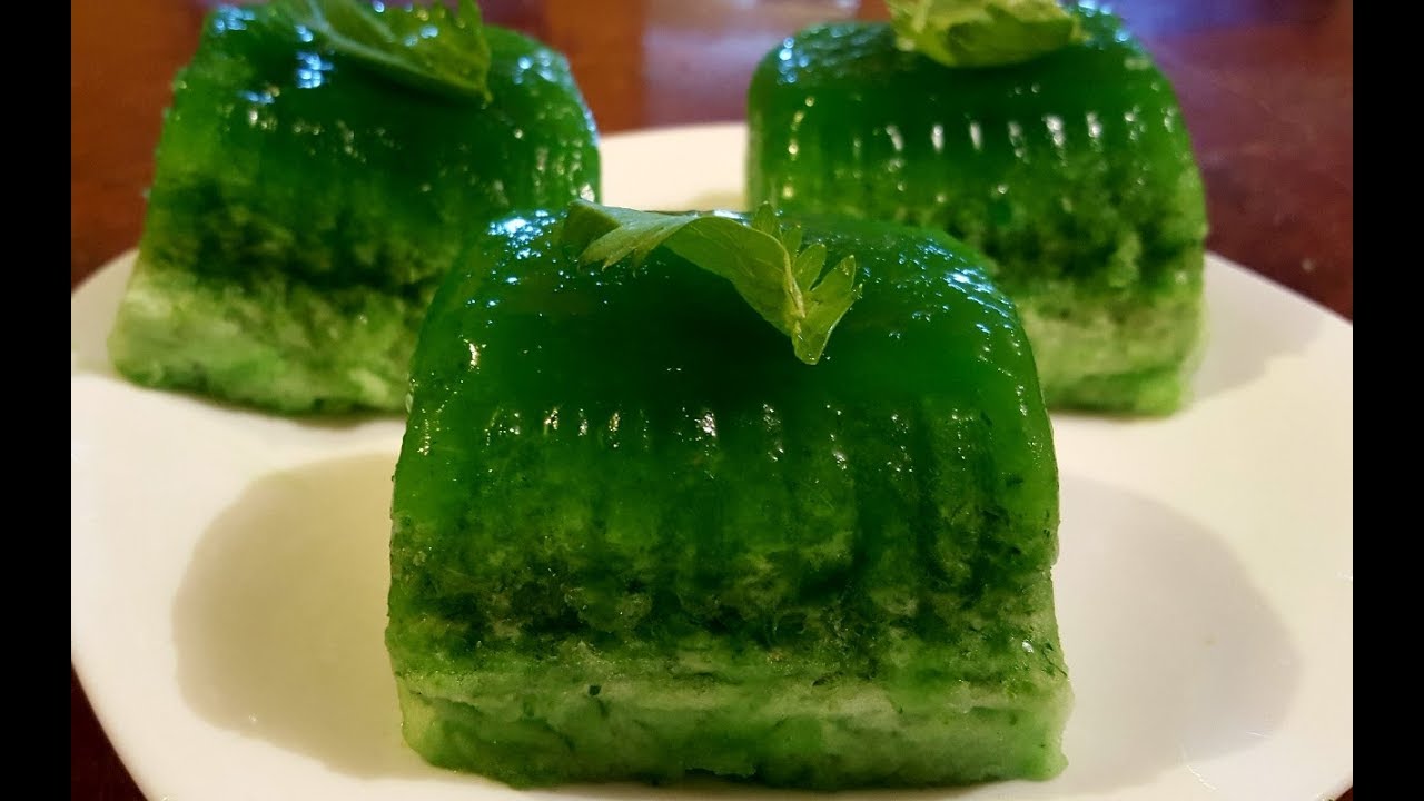 GELATINA DE JUGO VERDE!! YouTube