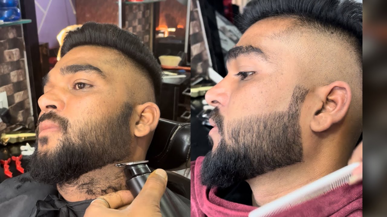 BEST BEARD SETTING FOR THE UNIQUE HAIR SALON - YouTube
