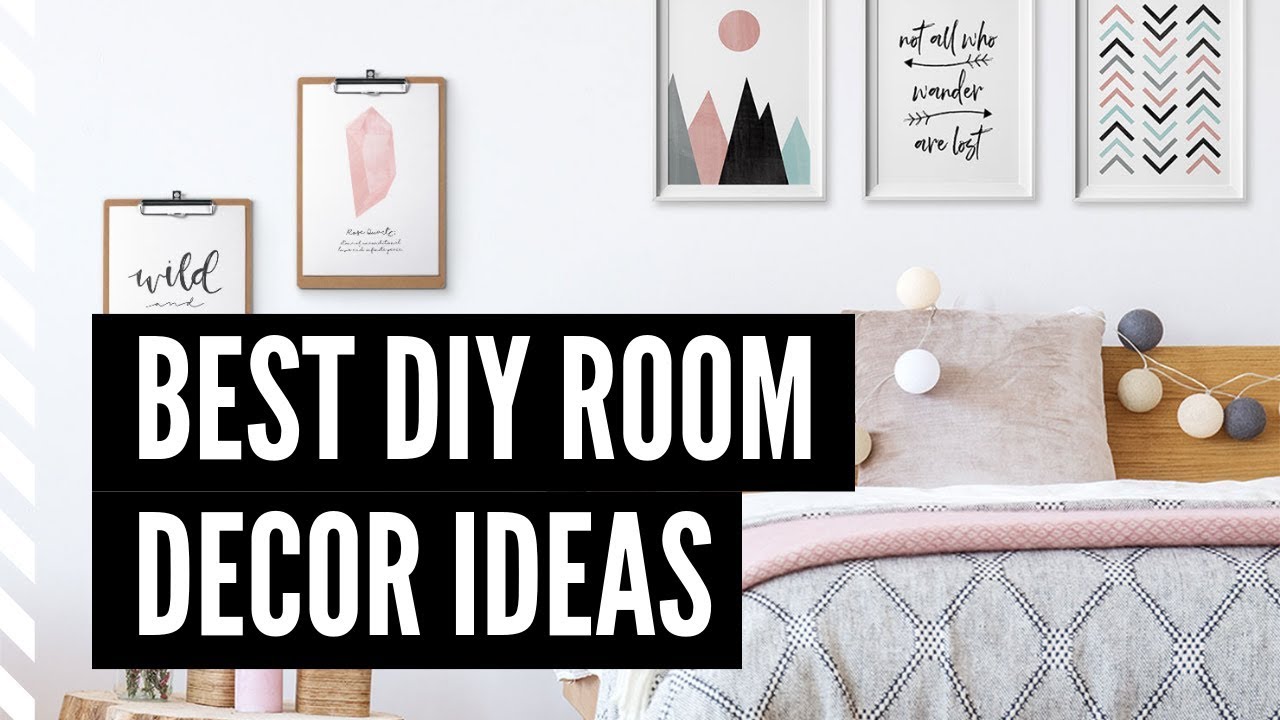 BEST DIY ROOM DECOR IDEAS - YouTube