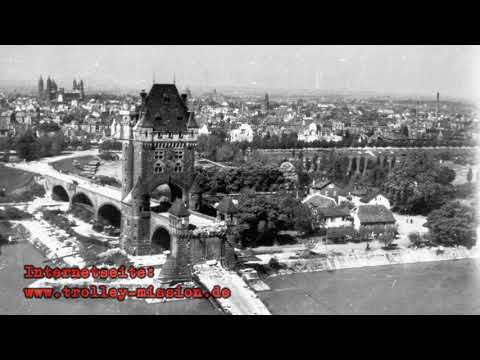 Worms 1945 nach dem Krieg: Luftaufnahmen und Luftbilder nach den Fliegerbomben