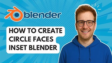 How to Create Circle Faces Inset Blender [2025 Guide]