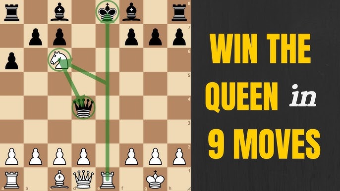 A smothered mate trap in 9 moves?! 🤯🔥♟️ #chess #chessgame