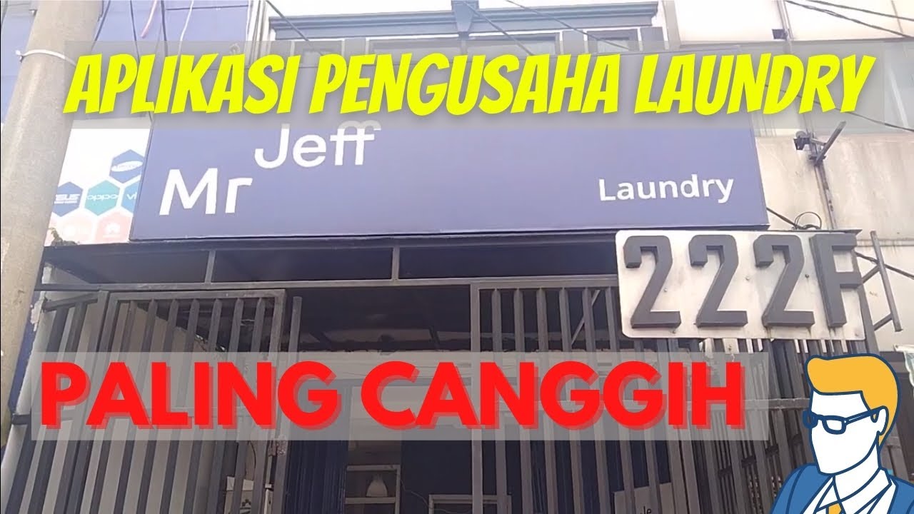 [ Aplikasi Laundry ] di Mr Jeff Laundry YouTube