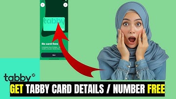 How To Get Tabby Card Number Online FREE  How to get tabby card details