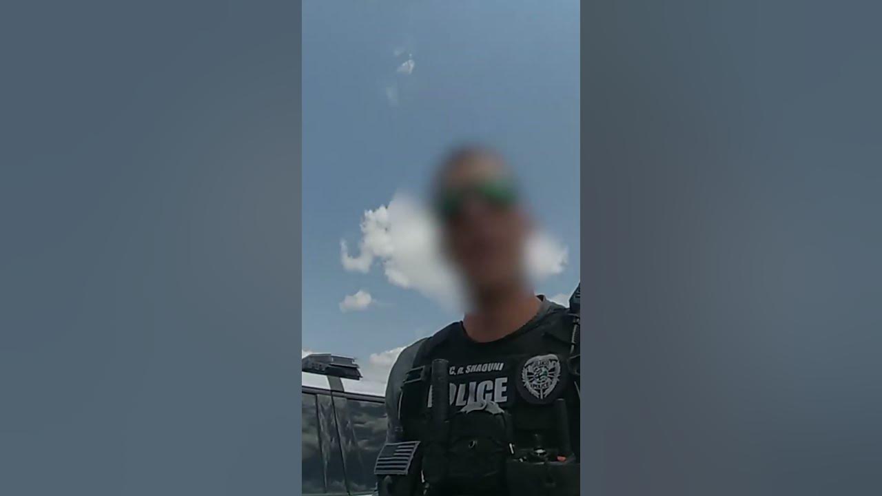 Cop tries to pull over another cop for speeding - YouTube