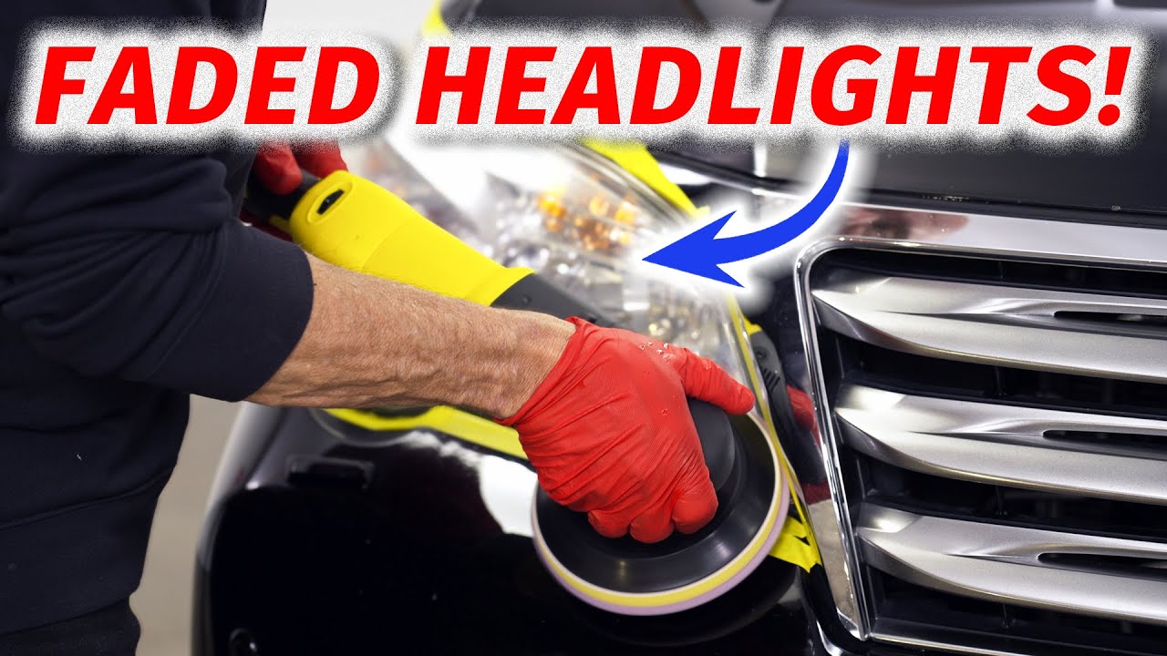 How to restore headlights WITHOUT using sandpaper! DIY friendly