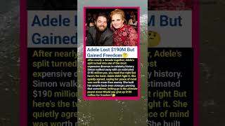 Celebrity 😱♥️Adele lost $190M but gained freedom. Simon Konecki. #shorts #singer #celebrity #hollywood Profile