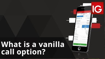 What is a vanilla call option? | How to trade with IG