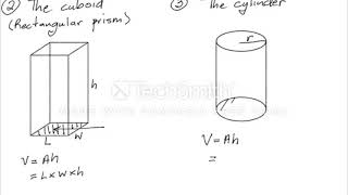 Solid Shapes with a uniform cross section