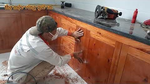 Cách làm thùng tủ bếp dưới nhanh dơn giản-thợ mộc vùng quê vn