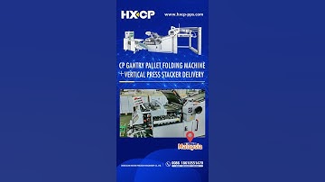 #HXCP #Malaysia Customer Chose CP gantry pallet folding machine  #bookbinding #paperfolder