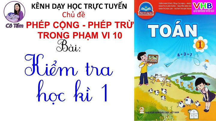 Bài tập tón lớp 1 học kì 1