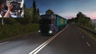 Euro Truck Simulator 2 - Early morning delivery | Logitech g29 gameplay
