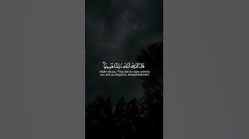 #ومن_أعرض_عن_ذكري_فإن_له_معيشة_ضنكا🌿#سورة_طه #قرآن #اسلام_صبحي #المصحف #اكسبلور