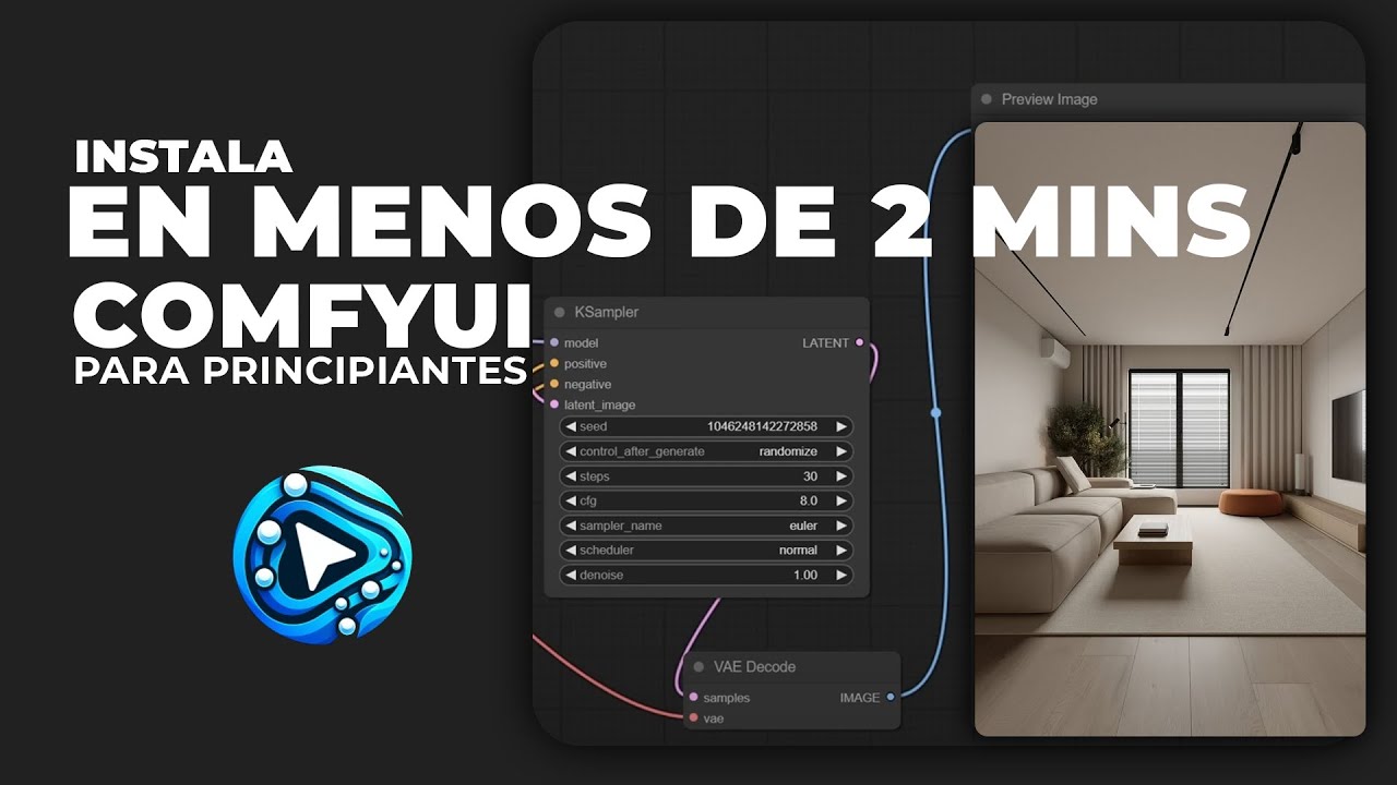 🚀Así instalas COMFYUI IA GRATIS en tu PC fácil - YouTube