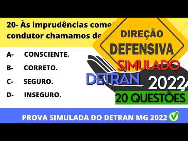 Detran Paraíba - 🤓 Questão de Direção Defensiva 🚘 Você faria o