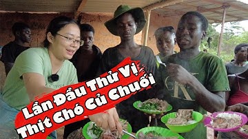 Chiêu đãi Team châu Phi 2Q VLogs món Giả Cầy Củ Chuối|| 2Q Vlogs Cuộc Sống Châu Phi