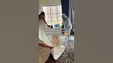 You’ve Never Seen a Wedding Dress Like This…🎥: @emilyplank #wedding #weddingshorts