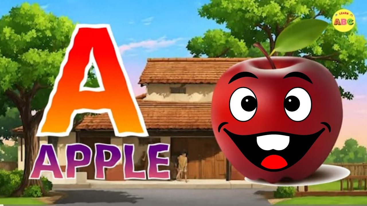 A for Apple B for Ball 🍎 | ABCD Song & Phonics for Kids | Learn ABC ...