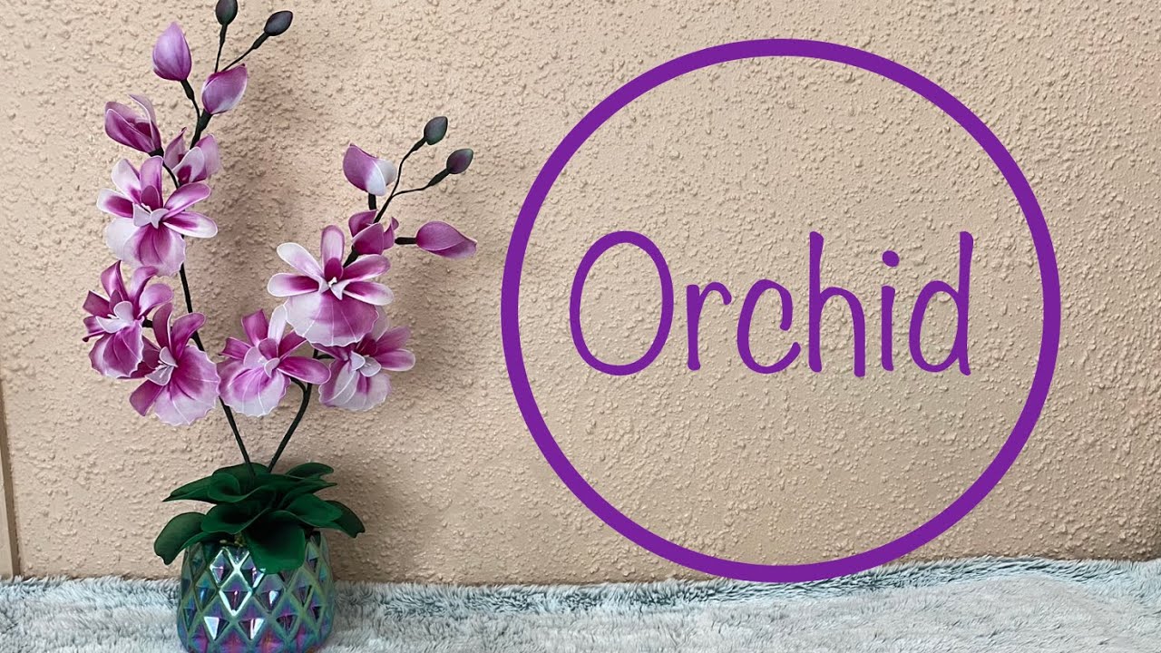 How To Make Easy Nylon Stocking Flower Step By Step (Orchid)