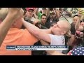 Pro- and Anti-Trump supporters clash during Trump event in Colorado