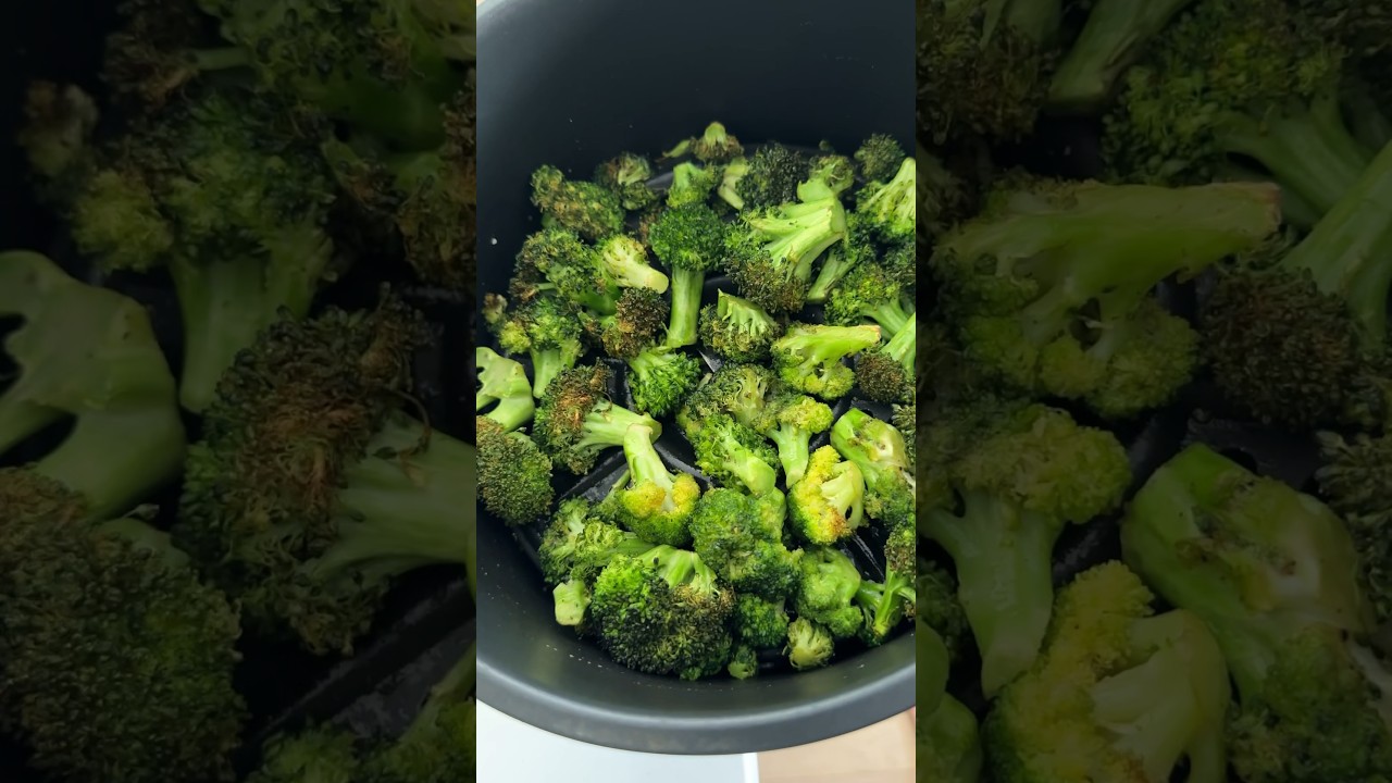 Air Fryer Broccoli | Eating Bird Food #airfryer #airfryerrecipes #broccoli #recipe