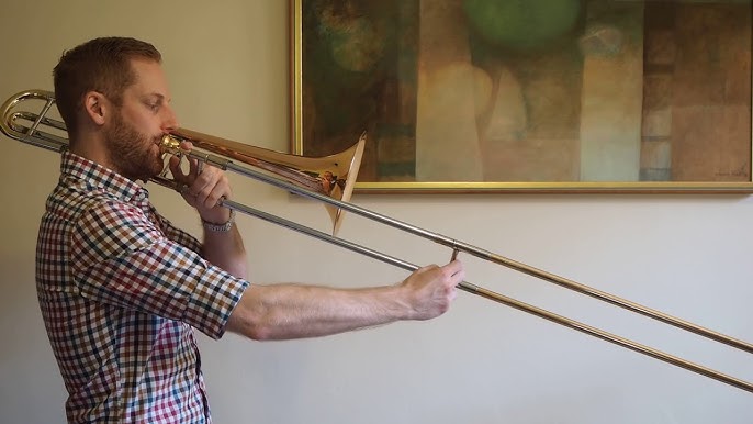 Trombone: How to Play a B-flat Major Scale 