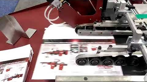 Mollti Taper System   Double sided taping an envelope