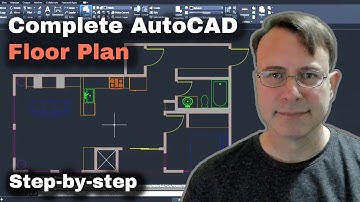 Making a floor plan in AutoCAD right from scratch