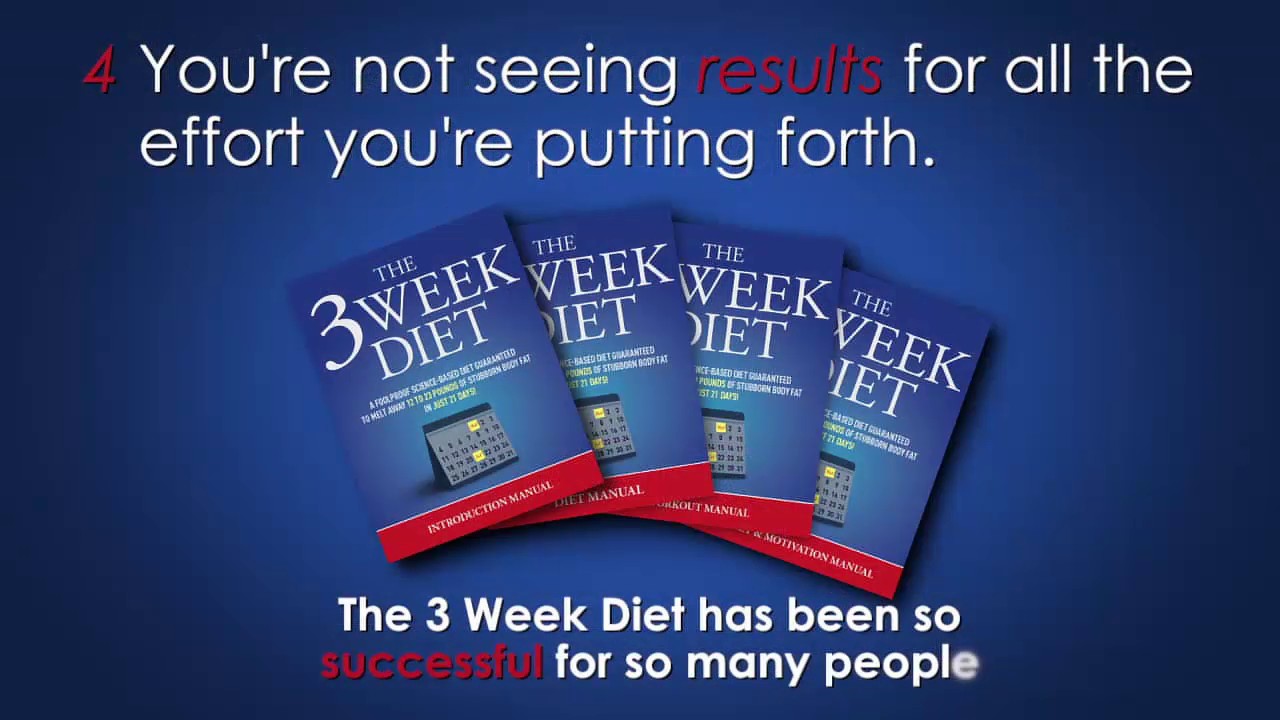 3 week diet review - the best weight lost diet!!!