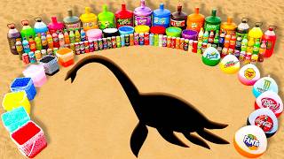 How to Make a Giant Dinosaurs made with Orbeez, Balloons of Fanta, Big Mtn Dew, Coca Cola vs Mentos