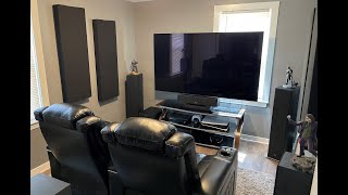 EPIC 7.1 Home Theater in 99 Square Foot Bedroom! | 77' C1