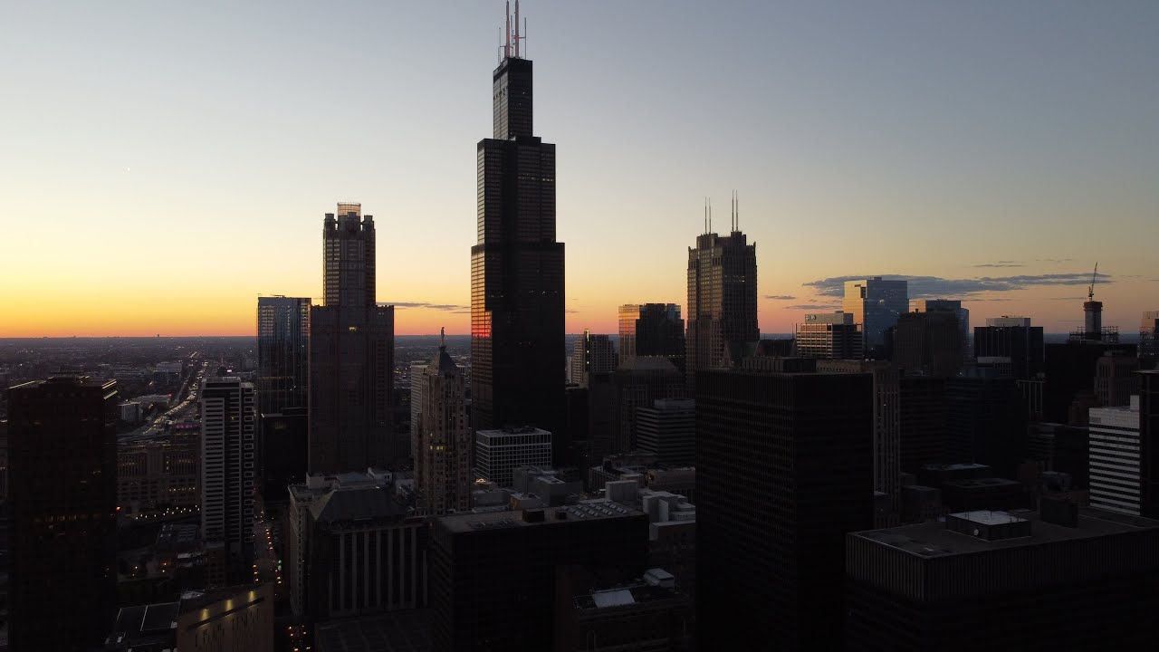 Chicago Downtown Fall   SD 480p