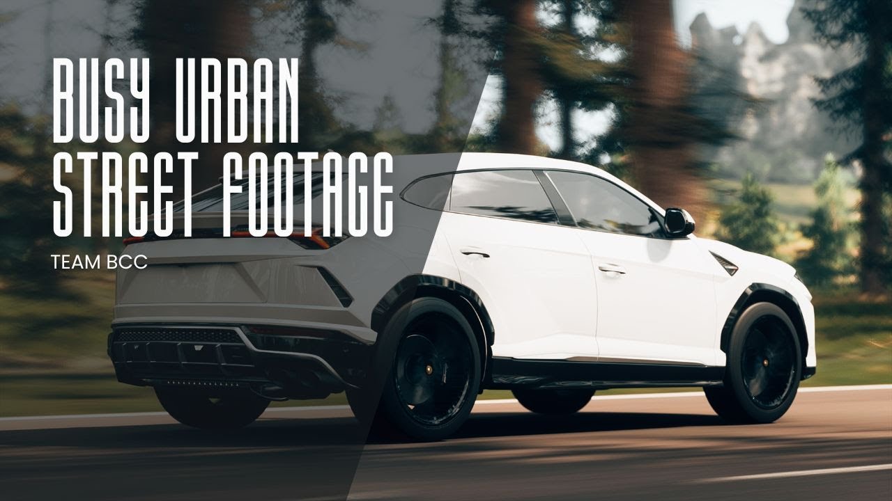 Busy Urban Street Footage | Daily City Traffic Flow | Modern City Life | Team BCC.