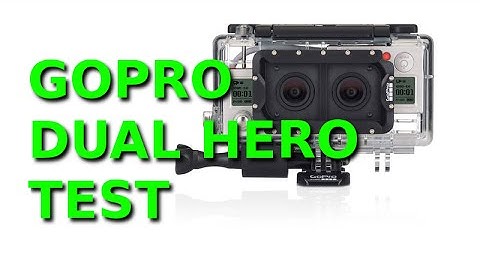 GoPro Dual Hero Stereo 3D Camera housing How To