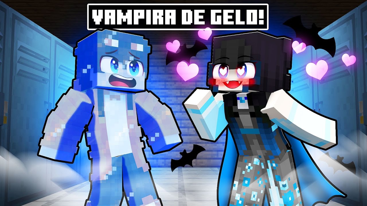 VAMPIRA de GELO se APAIXONOU por MIM no Minecraft!