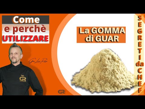 Video: La gomma di guar contiene la soia?