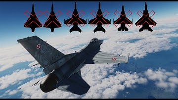 6 Kill Insane F-16 Run | DCS Open Conflict PVP