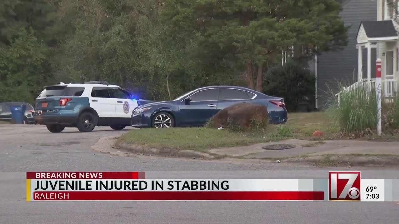 Juvenile injured in Raleigh stabbing - YouTube