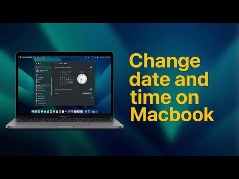How to Change Date and Time on MacBook (macOS 26.2 Tahoe)