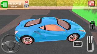 My Holiday Car | Blue Sport Car, White Racing Car Driving | Android GamePlay #1 screenshot 4