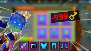 POWER OF 999  KEY In Bed Wars 🤩😱 (Blockman Go Blocky Mods)